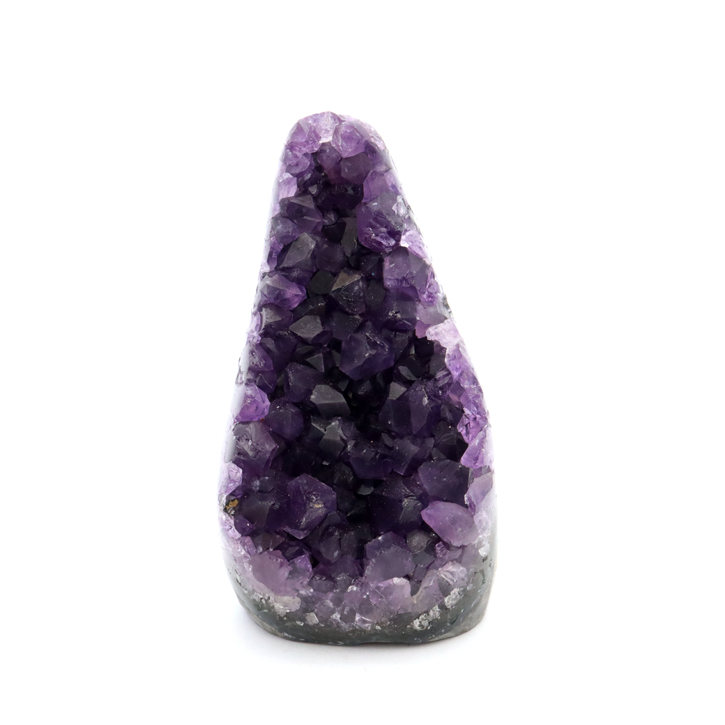 アメジスト クラスター 側面磨き 紫水晶 置き物 原石 ウルグアイ産 天然石 AAA 1点物 2月 誕生石