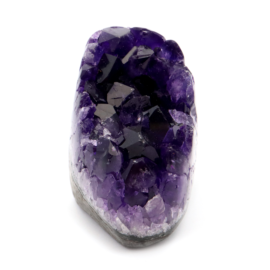アメジスト クラスター 側面磨き 紫水晶 置き物 原石 ウルグアイ産 天然石 AAA 1点物 2月 誕生石
