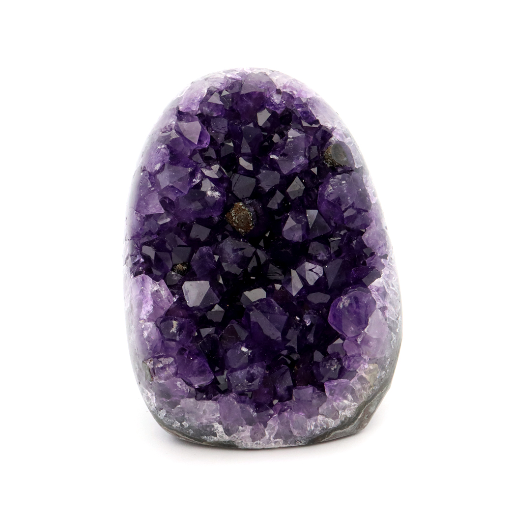 アメジスト クラスター 側面磨き 紫水晶 置き物 原石 ウルグアイ産 天然石 AAA 1点物 2月 誕生石