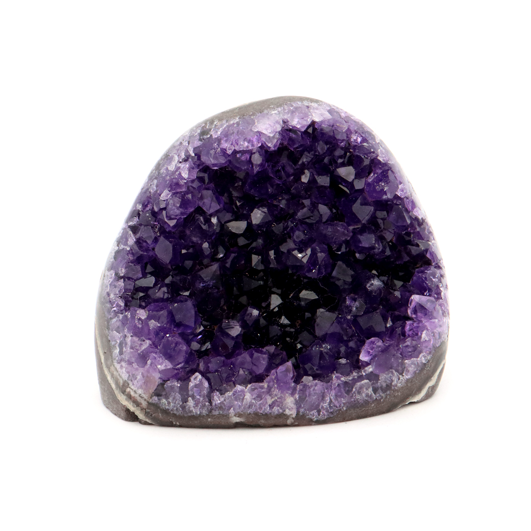 アメジスト クラスター 側面磨き 紫水晶 置き物 原石 ウルグアイ産 天然石 AAA 1点物 2月 誕生石
