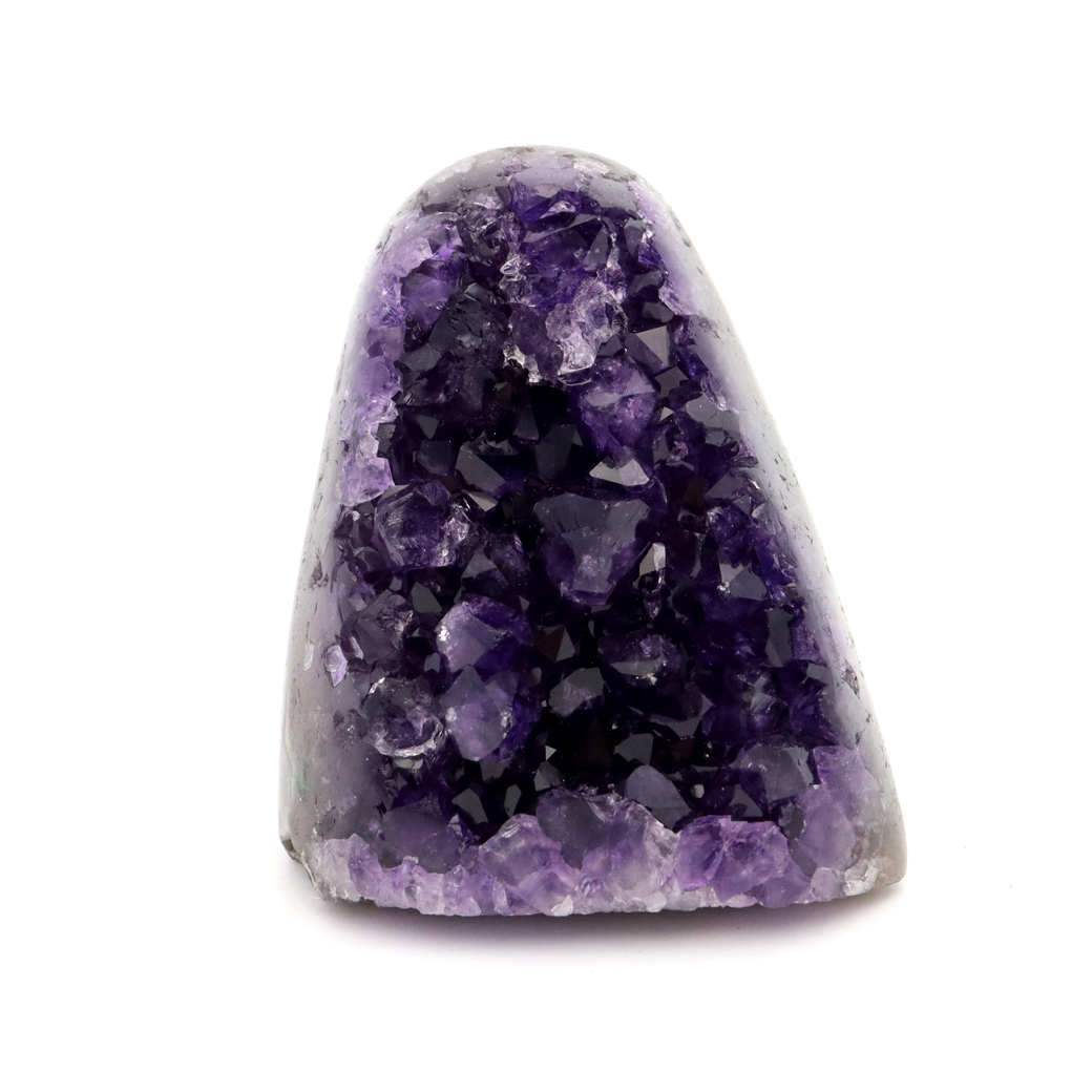 アメジスト クラスター 側面磨き 紫水晶 置き物 原石 ウルグアイ産 天然石 AAA 1点物 2月 誕生石