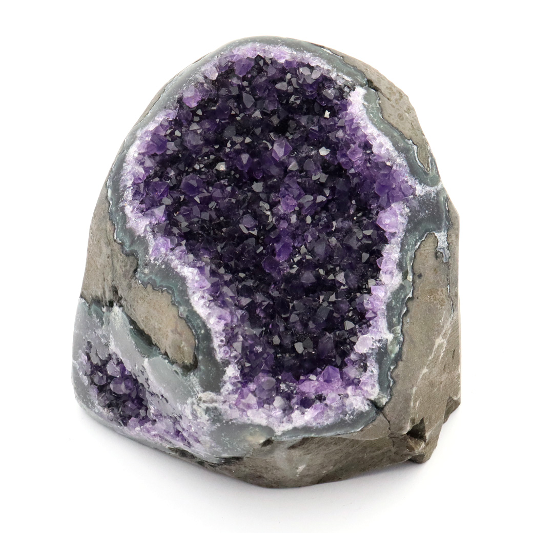 アメジスト クラスター 側面磨き AAA 紫水晶 置き物 原石 ウルグアイ産 天然石 1点物 2月 誕生石