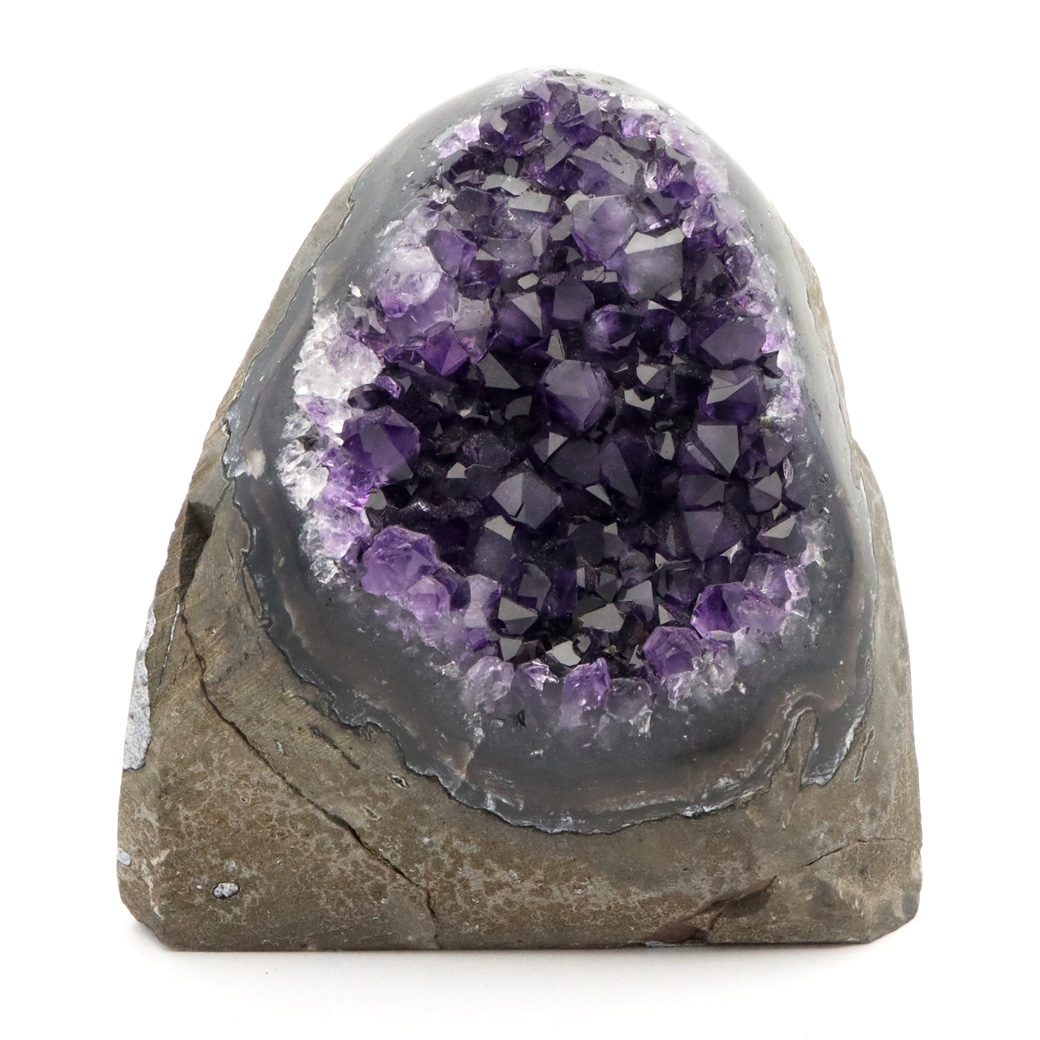 アメジスト クラスター 側面磨き AAA 紫水晶 置き物 原石 ウルグアイ産 天然石 1点物 2月 誕生石