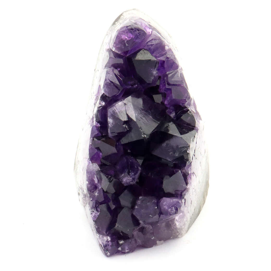 アメジスト クラスター 側面磨き AAA 紫水晶 置き物 原石 ウルグアイ産 天然石 1点物 2月 誕生石