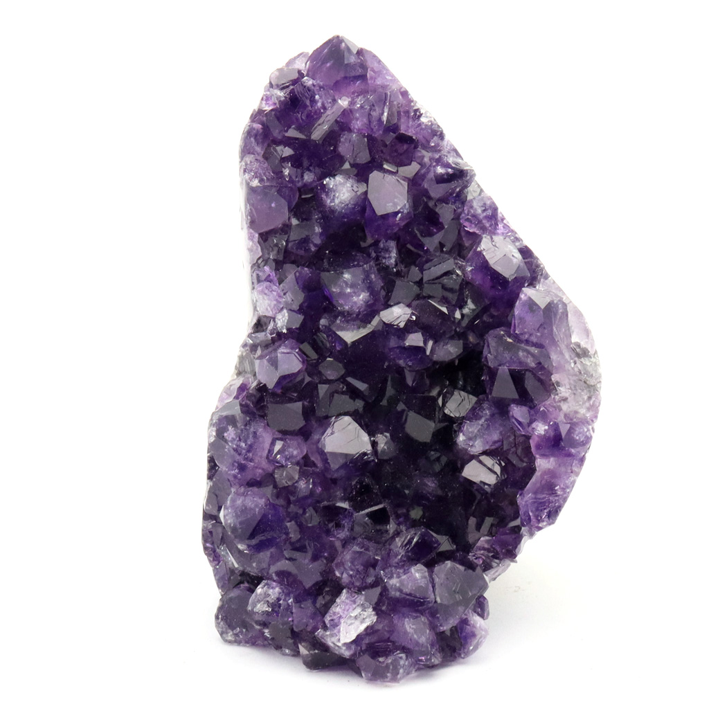 アメジスト クラスター 側面磨き AAA 紫水晶 置き物 原石 ウルグアイ産 天然石 1点物 2月 誕生石