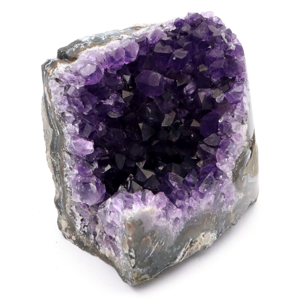 アメジスト クラスター 底切り AAA＋ 紫水晶 置き物 原石 ウルグアイ産 天然石 1点物 2月 誕生石