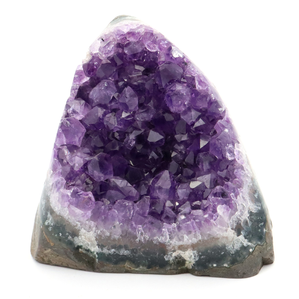 アメジスト クラスター 側面磨き AAA 紫水晶 置き物 原石 ウルグアイ産 天然石 1点物 2月 誕生石