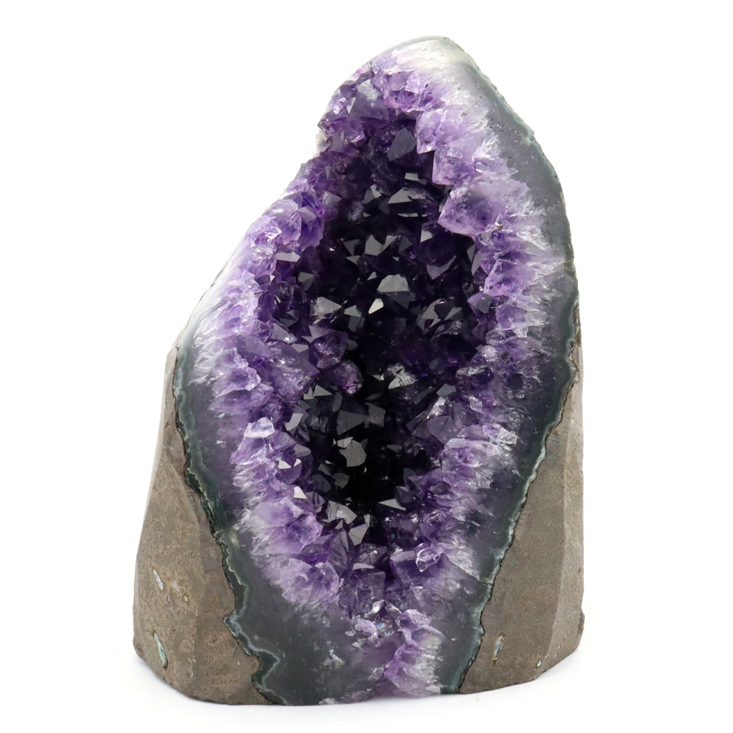 アメジスト クラスター 側面磨き AAA 紫水晶 置き物 原石 ウルグアイ産 天然石 1点物 2月 誕生石