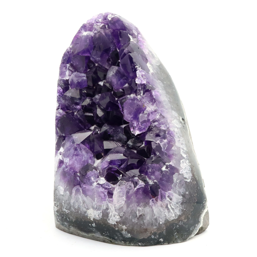 アメジスト クラスター 側面磨き AAA 紫水晶 置き物 原石 ウルグアイ産 天然石 1点物 2月 誕生石