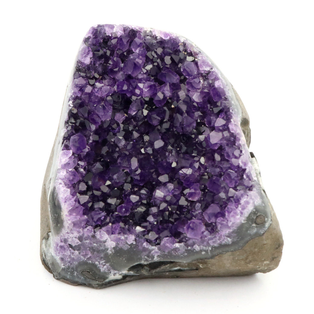 アメジスト クラスター 側面磨き AAA 紫水晶 置き物 原石 ウルグアイ産 天然石 1点物 2月 誕生石