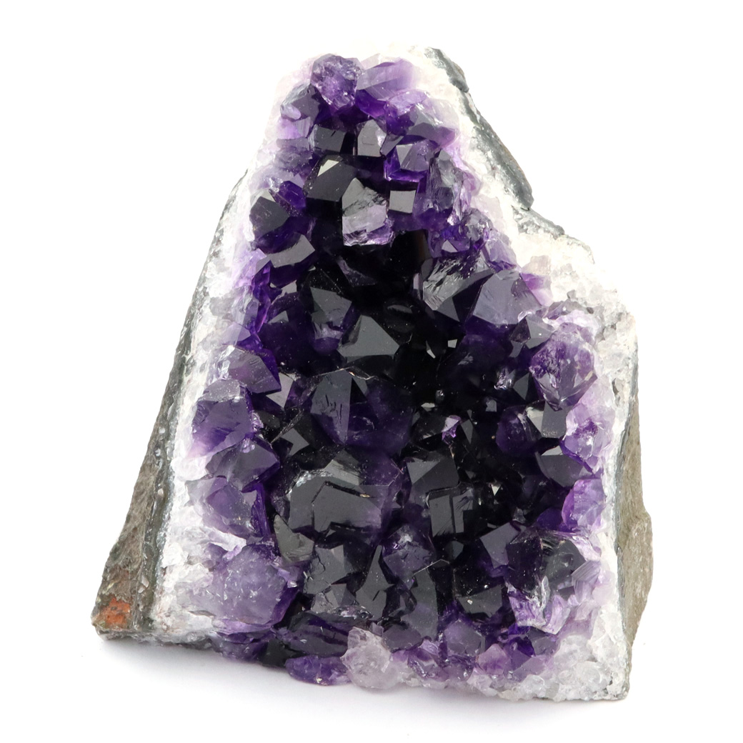 アメジスト クラスター 底切り AAA+ 紫水晶 置き物 原石 385g ウルグアイ産 天然石 1点物 2月 誕生石