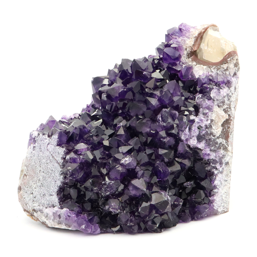 アメジスト クラスター 底切り AAA+ 紫水晶 置き物 原石 ウルグアイ産 天然石 1点物 2月 誕生石