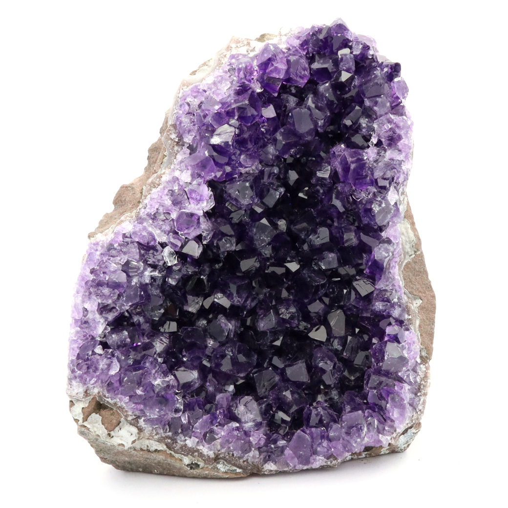 アメジスト クラスター 底切り AAA+ 紫水晶 置き物 原石 ウルグアイ産 天然石 1点物 2月 誕生石