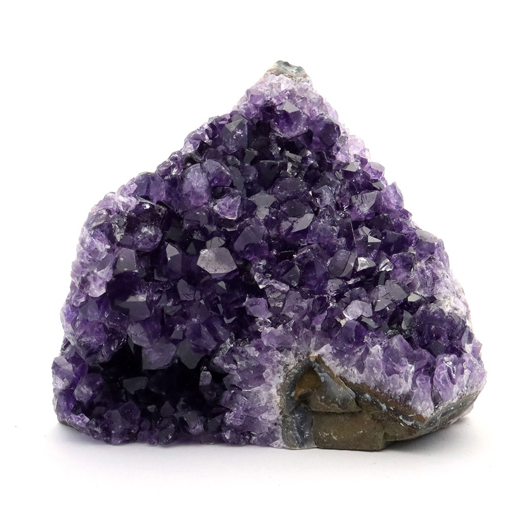 アメジスト クラスター 底切り AAA＋ 紫水晶 置き物 原石 ウルグアイ産 天然石 1点物 2月 誕生石