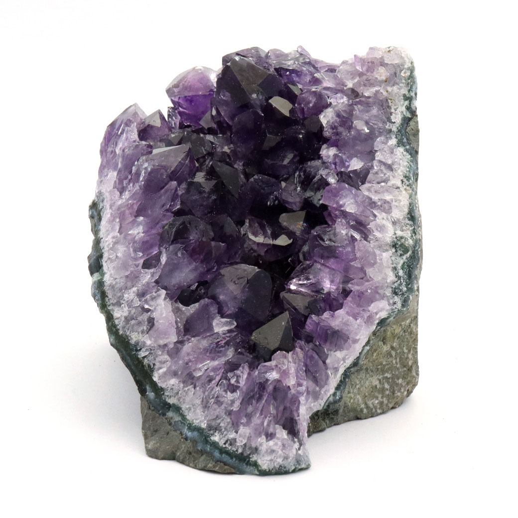 アメジスト クラスター 底切り AAA＋ 紫水晶 置き物 原石 ウルグアイ産 天然石 1点物 2月 誕生石