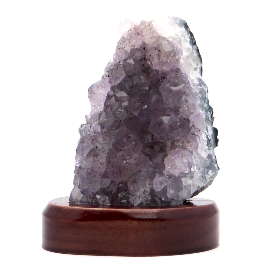 アメジスト クラスター 原石 1点物 台付き ブラジル産 Amethyst 天然石 紫水晶 置き物 置物 2月 誕生石 癒し グッズ