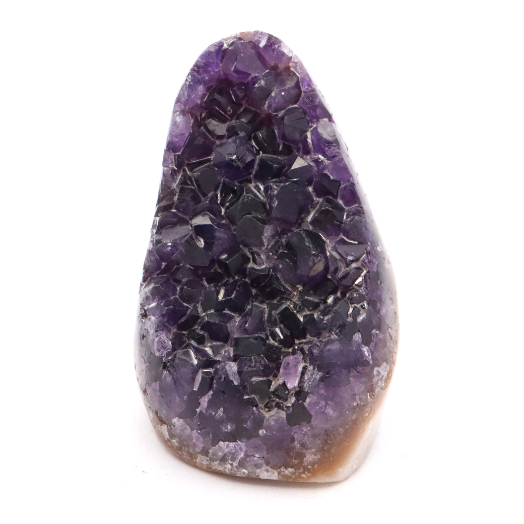 アメジスト クラスター 側面磨き AAA ドゥルーザ 紫水晶 置き物 原石 ウルグアイ産 天然石 1点物 2月 誕生石 天然石 amethyst