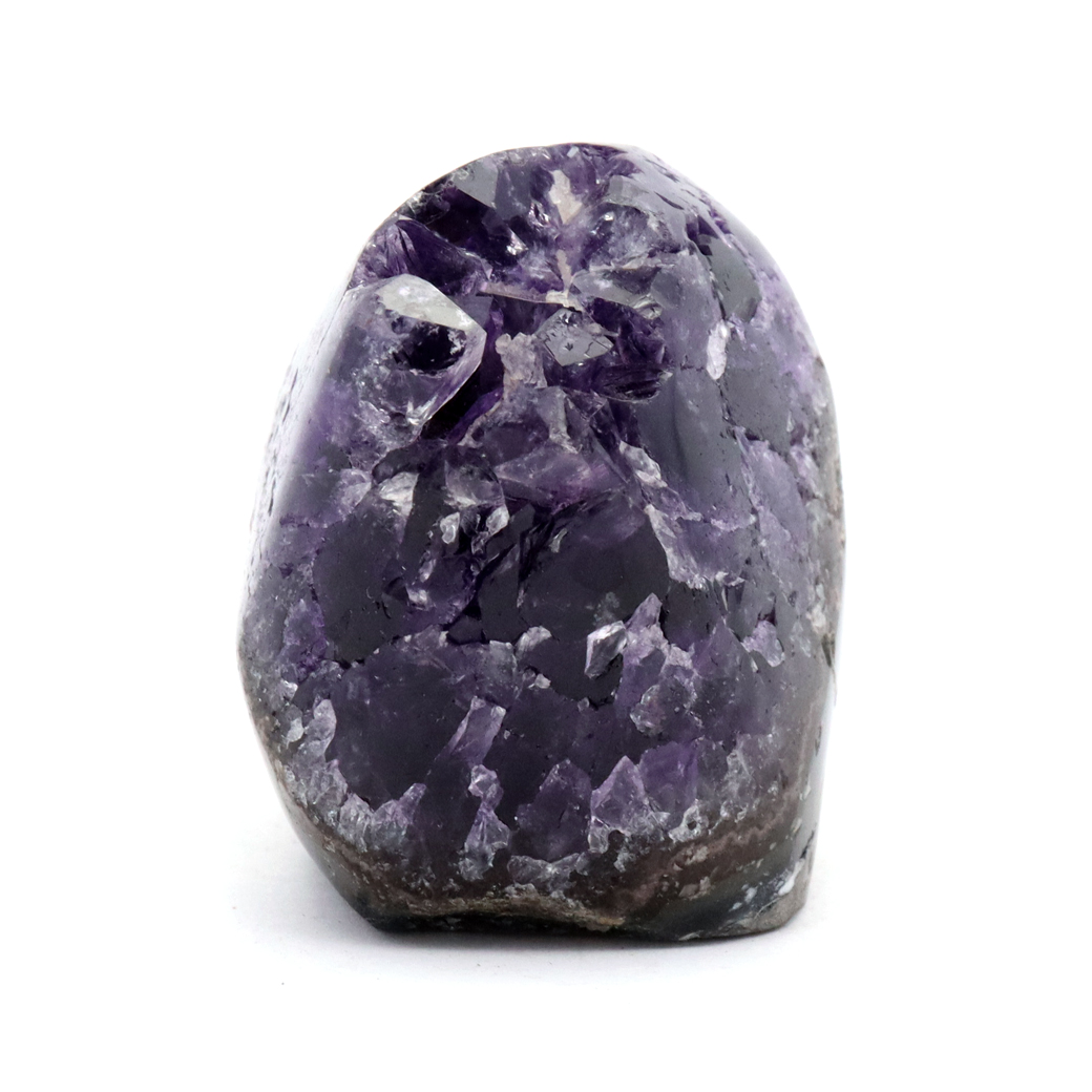 アメジスト クラスター 側面磨き AAA ドゥルーザ 紫水晶 置き物 原石 ウルグアイ産 天然石 1点物 2月 誕生石 天然石 amethyst