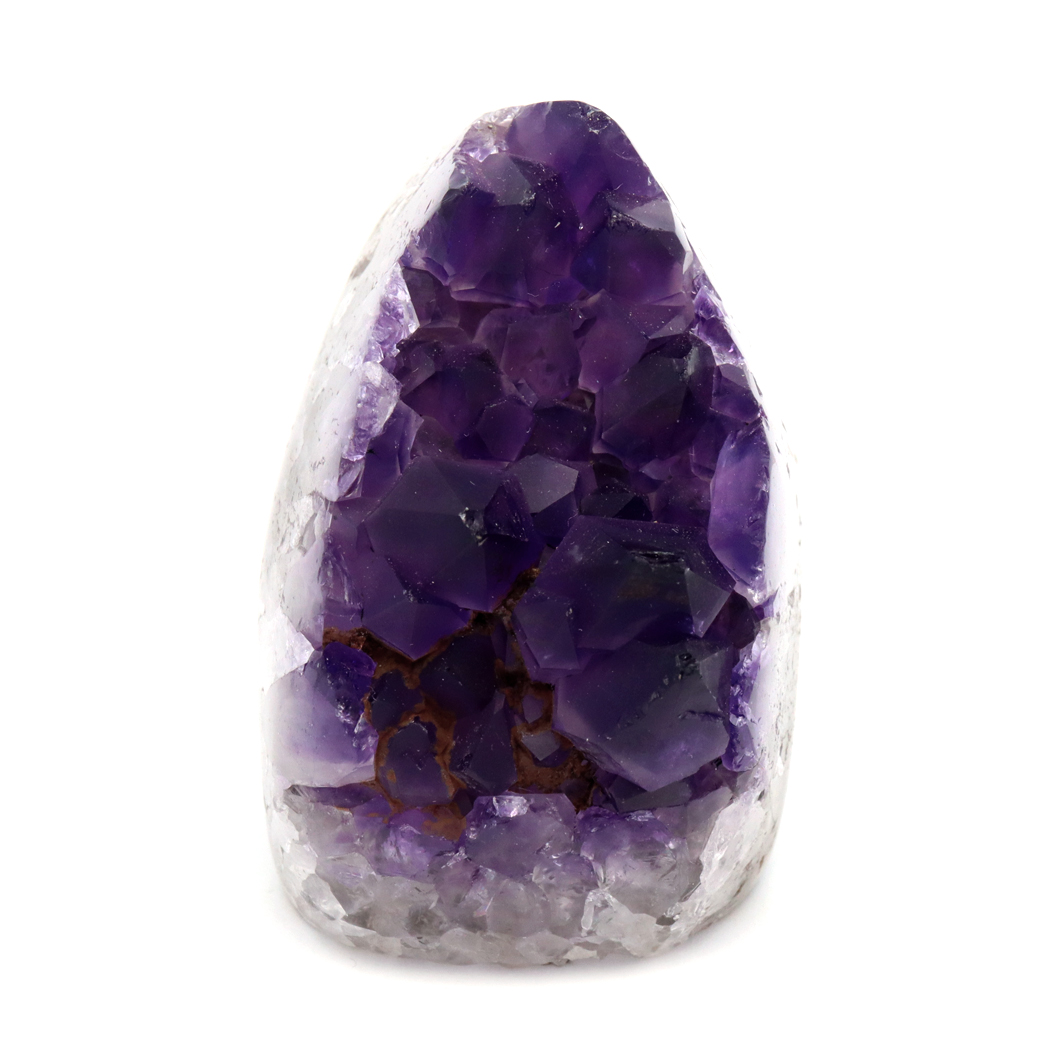アメジスト クラスター 側面磨き AAA ドゥルーザ 紫水晶 置き物 原石 ウルグアイ産 天然石 1点物 2月 誕生石 天然石 amethyst