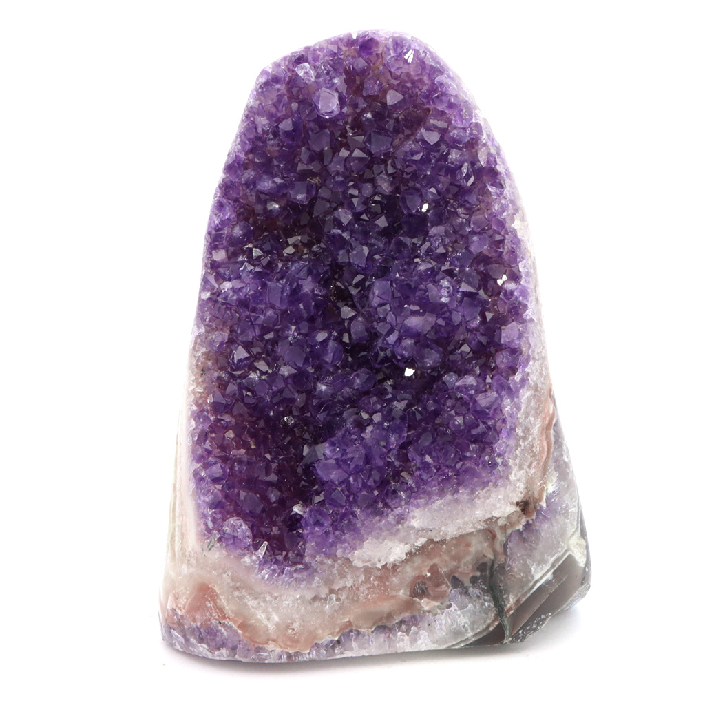 アメジスト クラスター 側面磨き AAA ドゥルーザ 紫水晶 置き物 原石 ウルグアイ産 天然石 1点物 2月 誕生石 天然石 amethyst