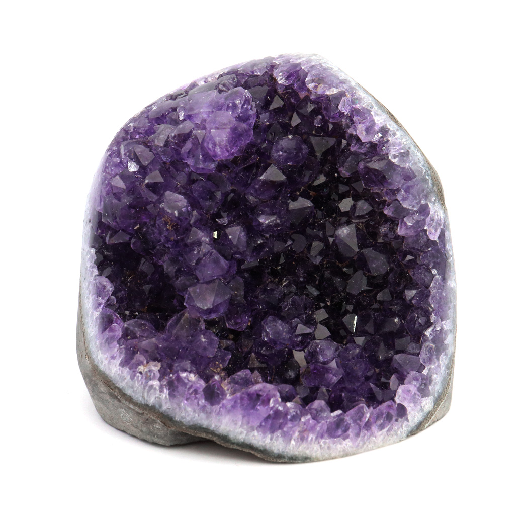 アメジスト クラスター 側面磨き AAA ドゥルーザ 紫水晶 置き物 原石 ウルグアイ産 天然石 1点物 2月 誕生石 天然石 amethyst
