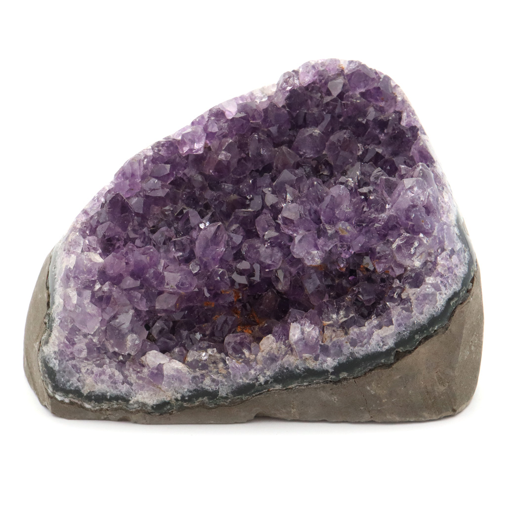 アメジスト クラスター 側面磨き AAA ドゥルーザ 紫水晶 置き物 原石 ウルグアイ産 天然石 1点物 2月 誕生石 天然石 amethyst