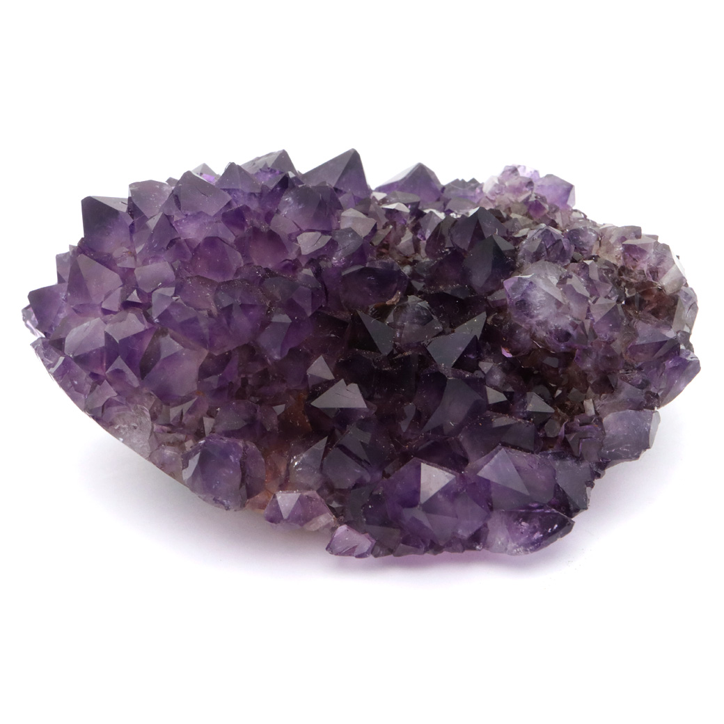 カクタス アメジスト スピリットクォーツ AAA フラワー スタラクタイト 紫水晶 置き物 原石 411g ウルグアイ産 天然石 1点物 2月 誕生石