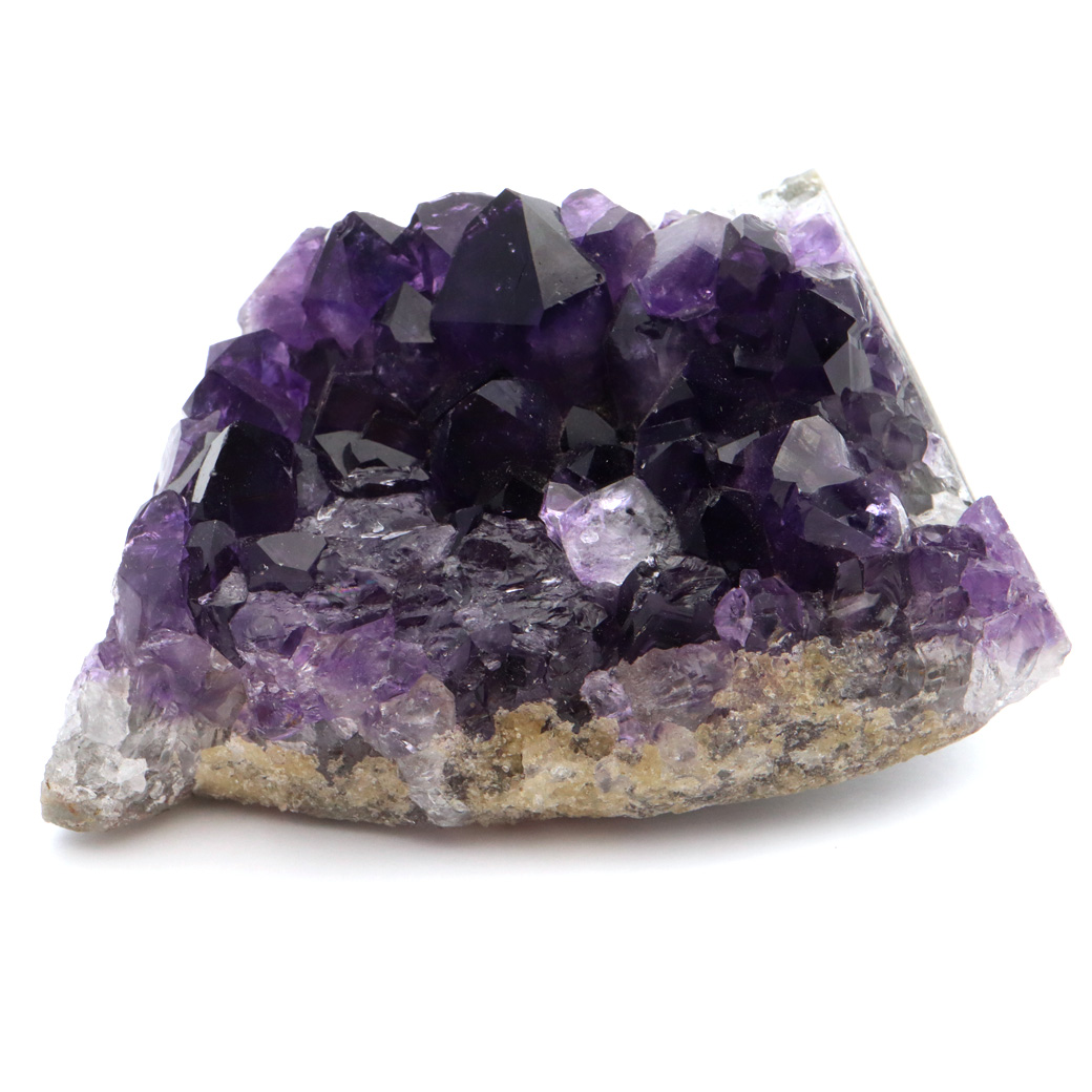 アメジスト クラスター AAAAA ドゥルーザ 紫水晶 置き物 原石 ウルグアイ産 天然石 1点物 2月 誕生石 天然石 amethyst