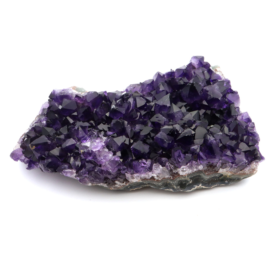 アメジスト クラスター AAAAA ドゥルーザ 紫水晶 置き物 原石 ウルグアイ産 天然石 1点物 2月 誕生石 天然石 amethyst