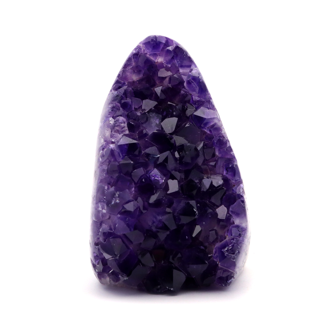 アメジスト クラスター 側面磨き エクストラ グレード EX ドゥルーザ 紫水晶 置き物 原石 ウルグアイ産 天然石 1点物 17月 誕生石