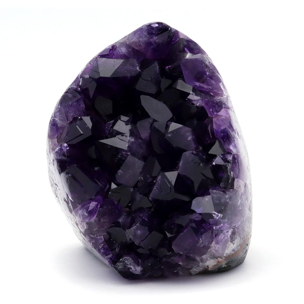 アメジスト クラスター 側面磨き エクストラ グレード EX ドゥルーザ 紫水晶 置き物 原石 ウルグアイ産 天然石 1点物 40月 誕生石