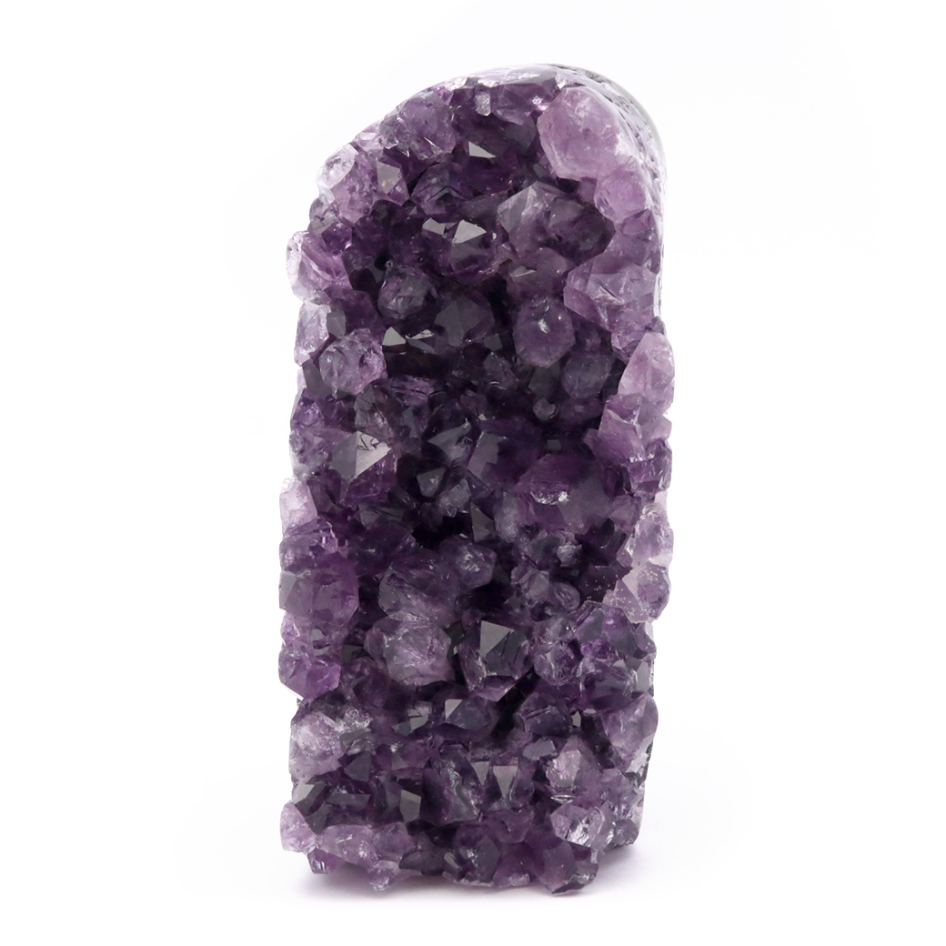 アメジスト クラスター 側面磨き AAA ドゥルーザ 紫水晶 置き物 原石 ウルグアイ産 天然石 1点物 2月 誕生石 天然石 amethyst