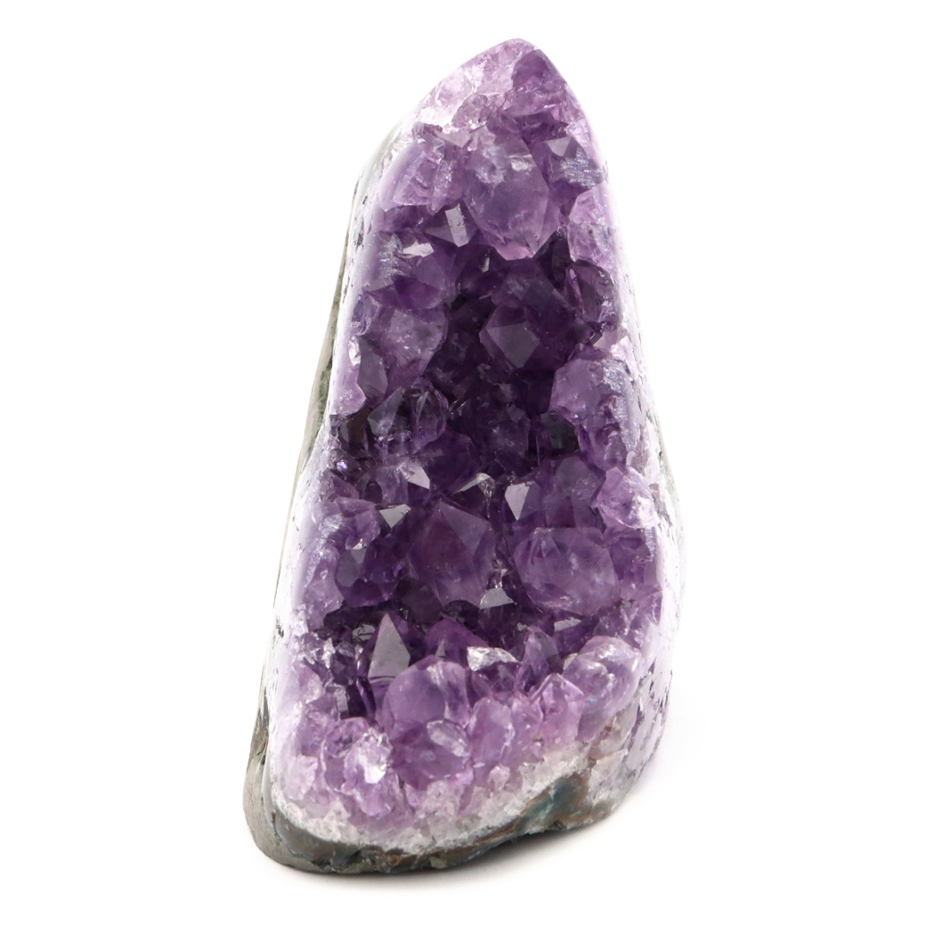 アメジスト クラスター 側面磨き AAA ドゥルーザ 紫水晶 置き物 原石 ウルグアイ産 天然石 1点物 2月 誕生石 天然石 amethyst