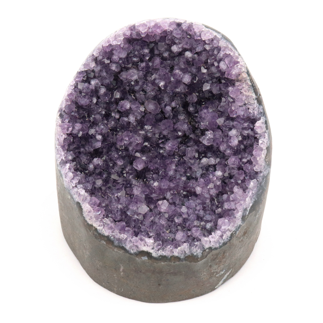 アメジスト クラスター 側面磨き AAA ドゥルーザ 紫水晶 置き物 原石 ウルグアイ産 天然石 1点物 2月 誕生石 天然石 amethyst