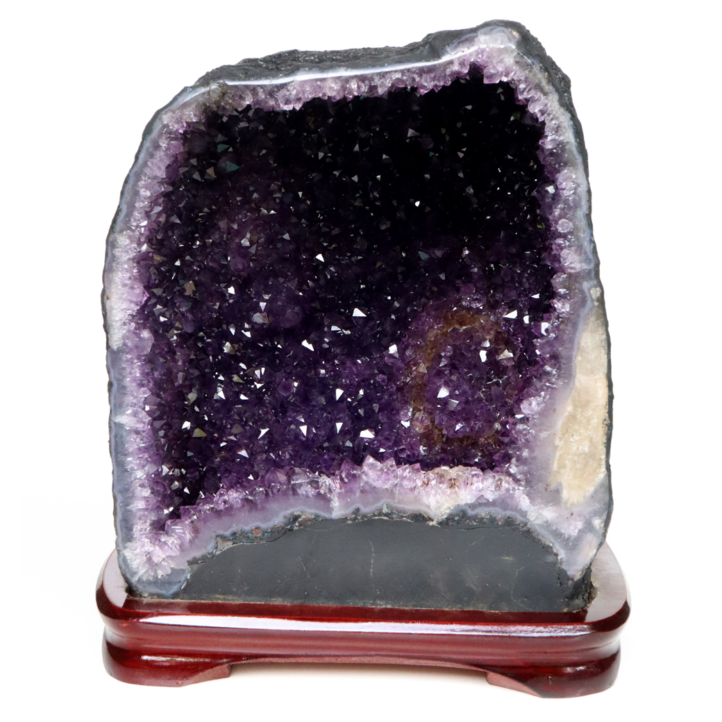 アメジスト ドーム 約8.12kg AAA 紫水晶 ジオード カペーラ 晶洞 天然石 ブラジル産 1点物 台座付き Amethyst Dome