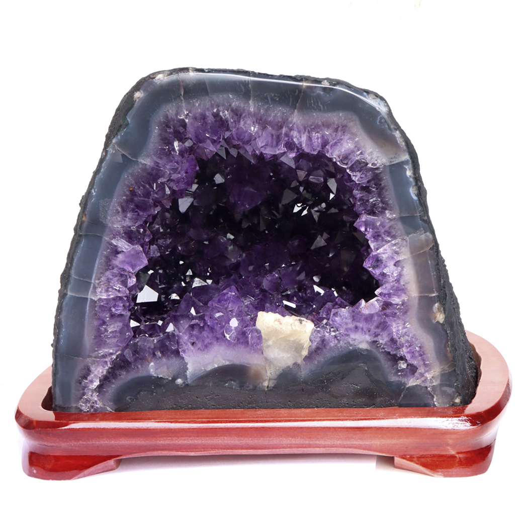 アメジスト ドーム 約9.82kg AAA 紫水晶 ジオード カペーラ 晶洞 天然石 ブラジル産 1点物 玄関 風水 パワーストーン 台座付き Amethyst Dome