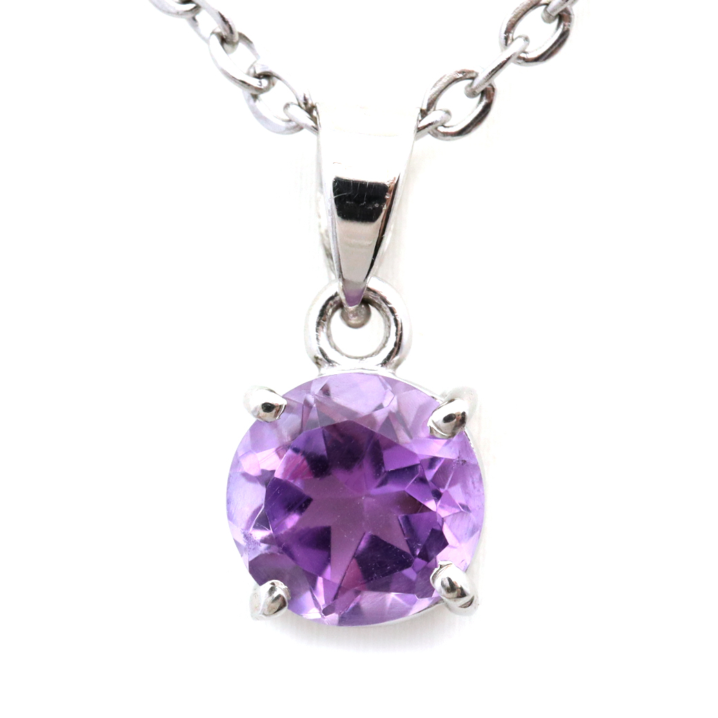 アメジスト ペンダント 宝石質 AAA 天然石 ネックレス レディース メンズ Silver925 2月 誕生石 紫水晶 贈り物 クリスマス プレゼント