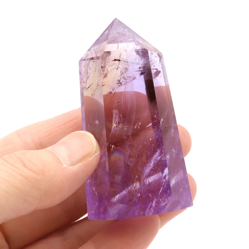 アメトリン 六角柱 ポイント 1点もの ボリビア産 1点もの ツーソン展示会商品 紫水晶 アメジスト 置き物 浄化 2月 誕生石