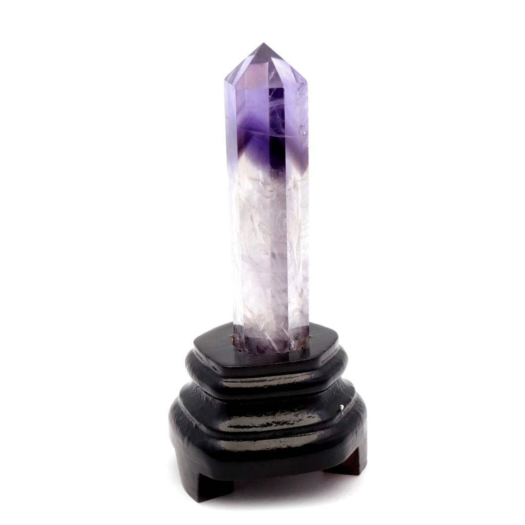 アメジスト ポイント 六角柱 置き物 ブラジル バイーア州産 アメトリン 紫水晶 ヒーリング 天然石 1点もの Amethyst