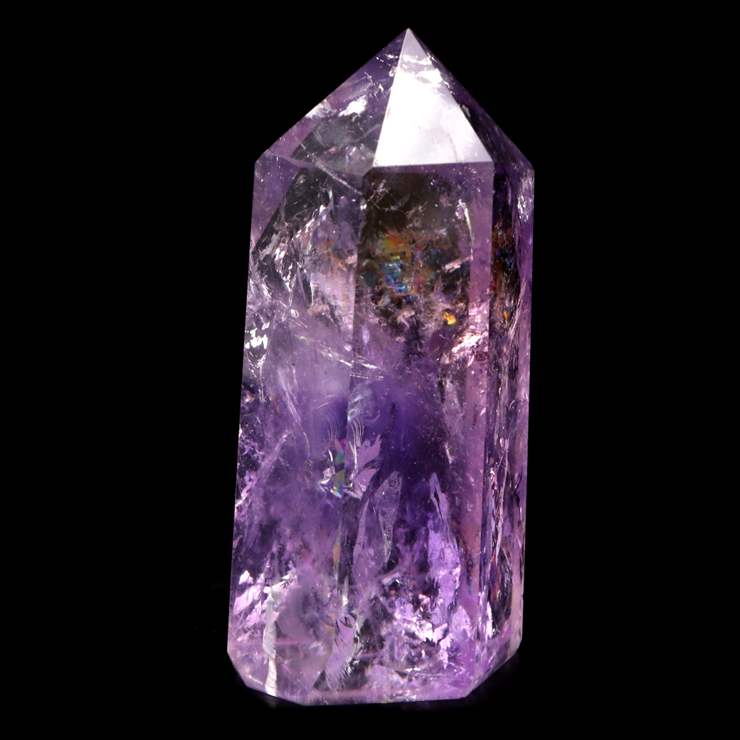 アメトリン 六角柱 ポイント 1点もの ボリビア産 1点もの ツーソン展示会商品 紫水晶 アメジスト 置き物 浄化 2月 誕生石