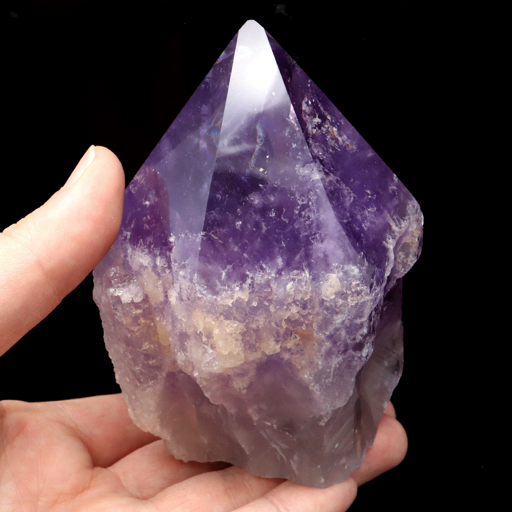 アメトリン ポイント 底切り 原石 1点もの ボリビア サンタクルス アナヒ鉱山産 AAA 結晶 鉱石 紫水晶 置き物 浄化