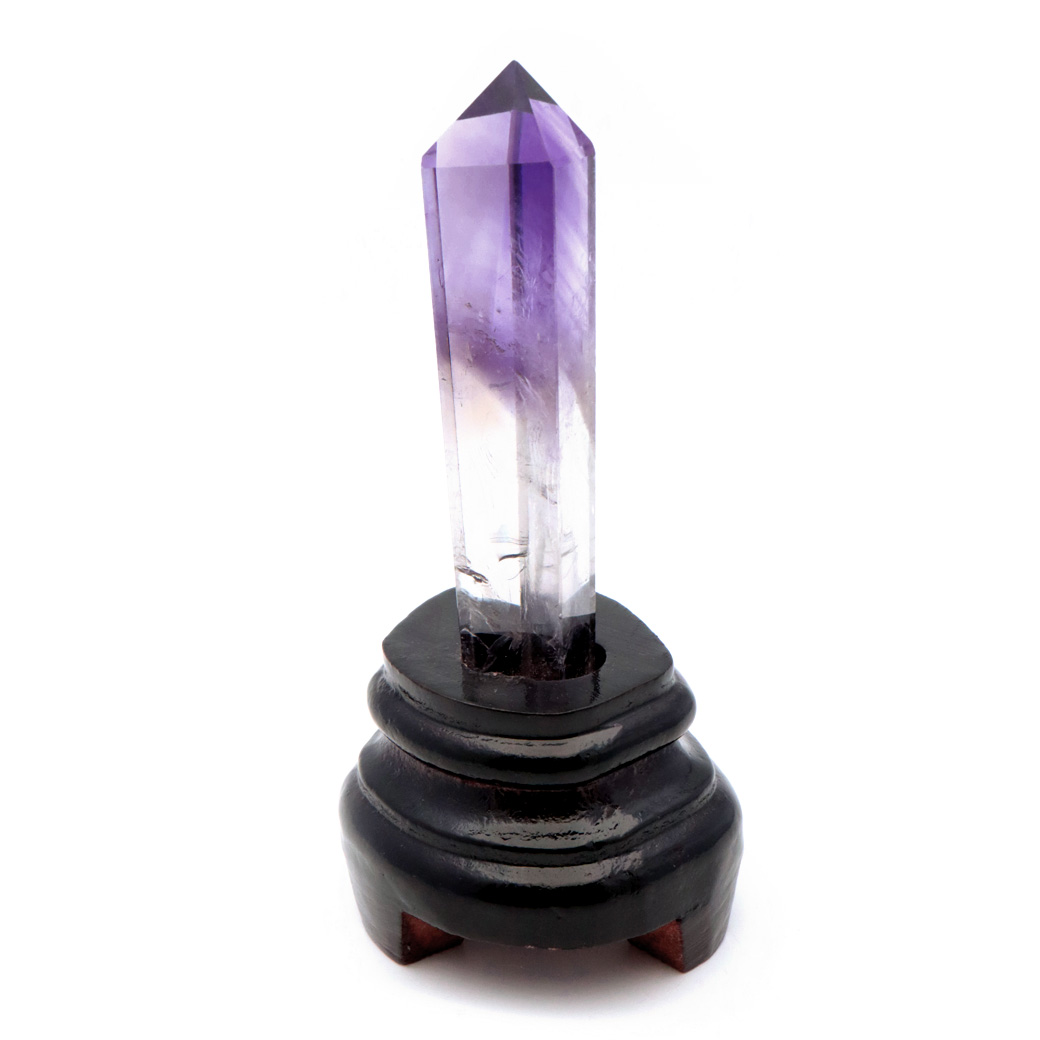 アメジスト ポイント 六角柱 置き物 ブラジル バイーア州産 アメトリン 紫水晶 ヒーリング 天然石 1点もの Amethyst
