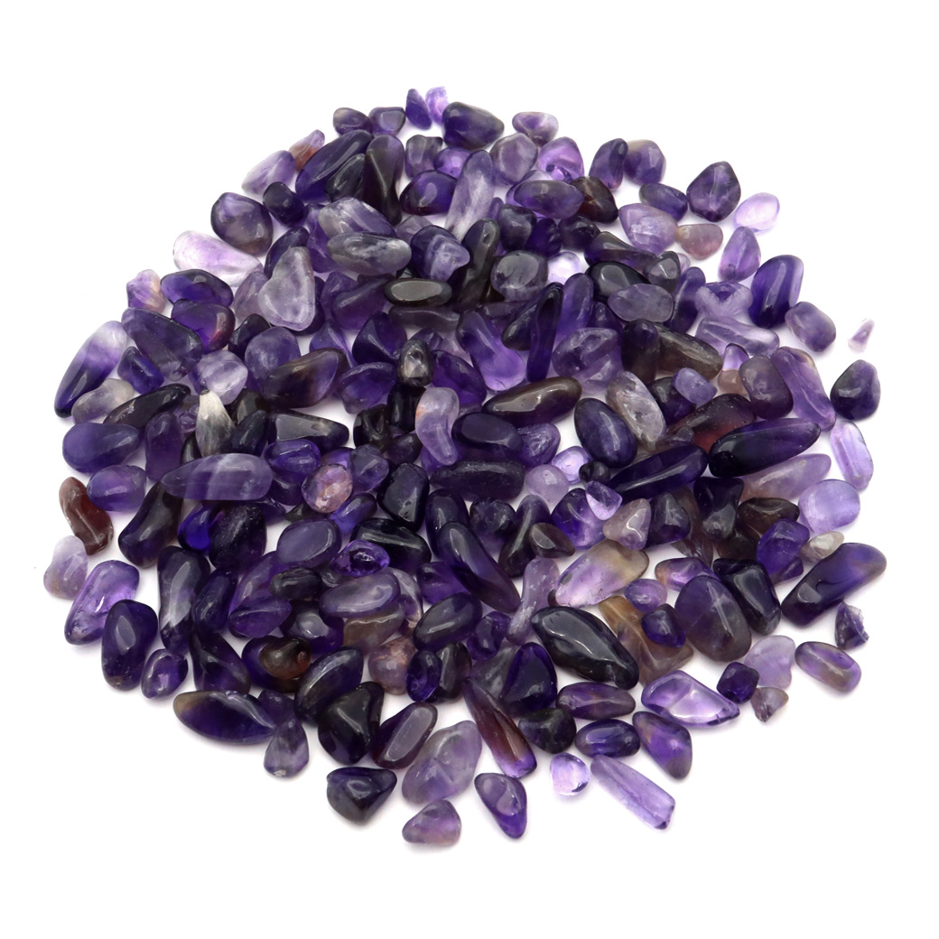 アメジスト さざれ 丸タイプ サイズ小 AAA 濃紫 100g 紫水晶 ブラジル産 天然石 パワーストーン 浄化グッズ
