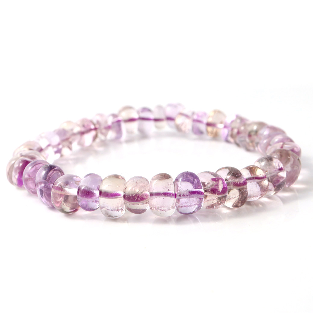 アメトリン ブレスレット 不定形ビーズ 天然石 1点もの