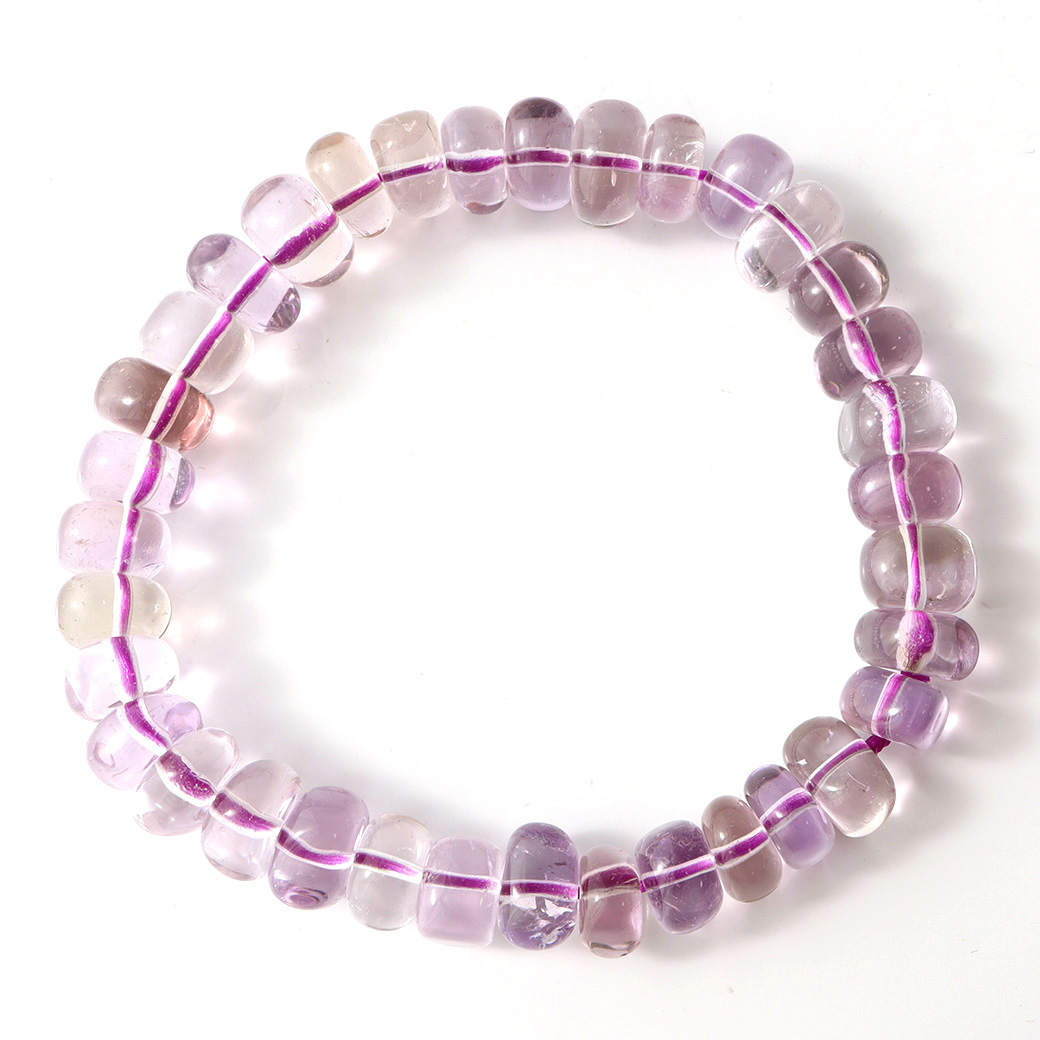 アメトリン ブレスレット 不定形ビーズ 天然石 1点もの