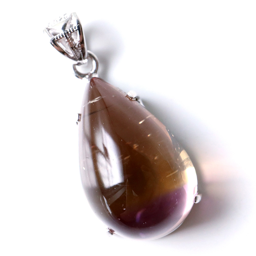 アメトリン 紫黄水晶 ペンダント Silver925 天然石 パワーストーン