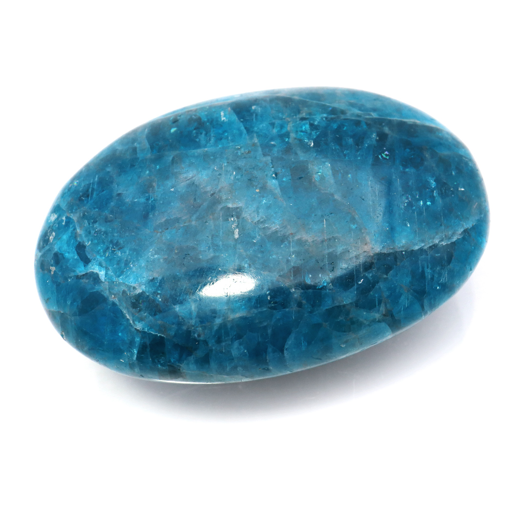 ブルーアパタイト マダガスカル産 原石 握り石 タンブル お守り ツーソン展示会商品 天然石 パワーストーン スピリチュアル 浄化