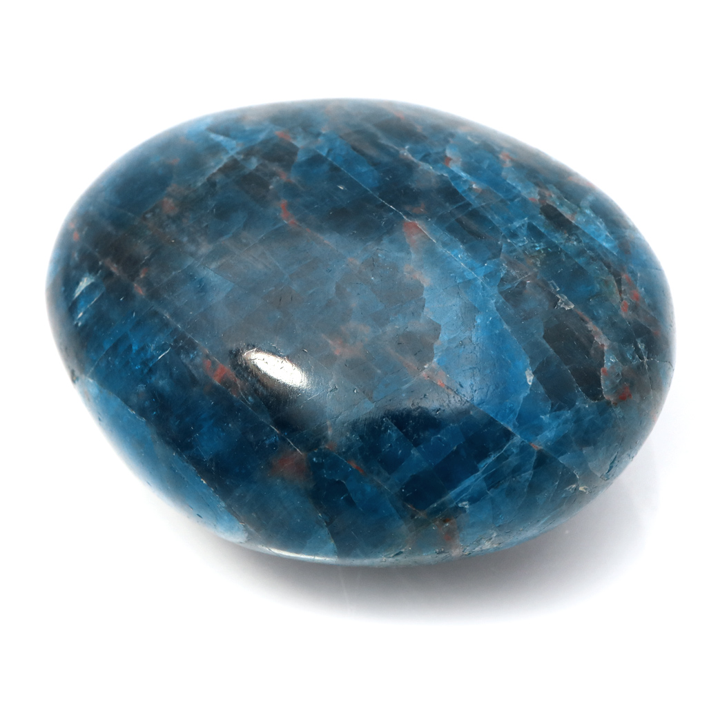 ブルーアパタイト マダガスカル産 原石 握り石 タンブル お守り ツーソン展示会商品