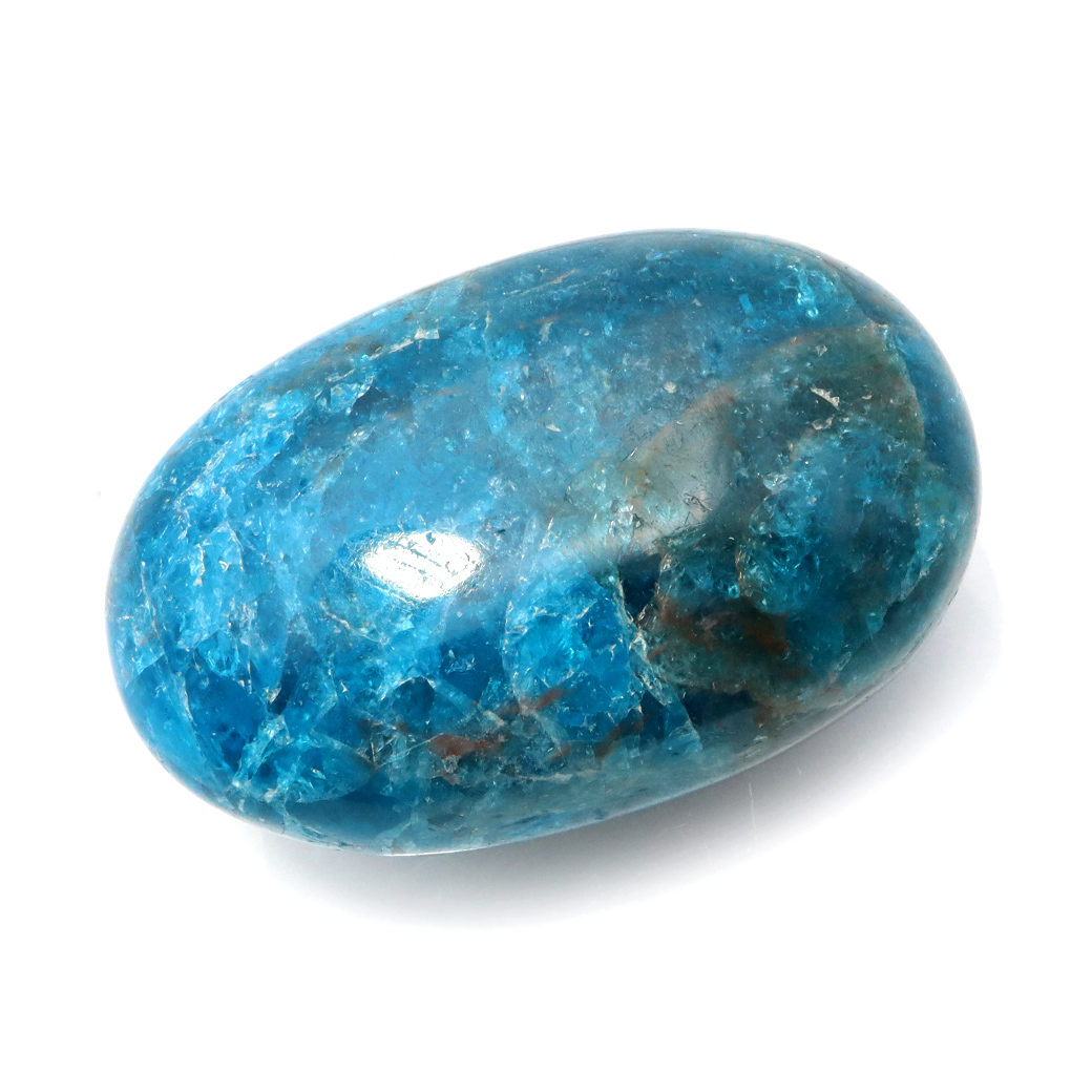 ブルーアパタイト マダガスカル産 原石 握り石 タンブル お守り ツーソン展示会商品 天然石 パワーストーン スピリチュアル 浄化