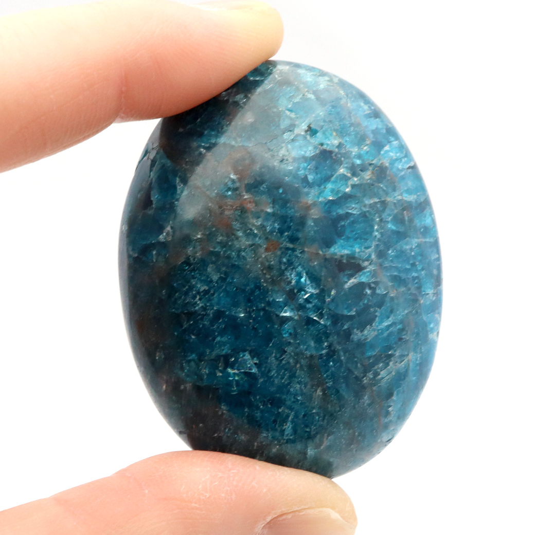 ブルーアパタイト マダガスカル産 原石 握り石 タンブル お守り ツーソン展示会商品 天然石 パワーストーン スピリチュアル 浄化
